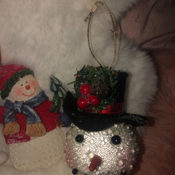 SALE Like new Holiday snowman ornament bundle - Picture 2 of 4